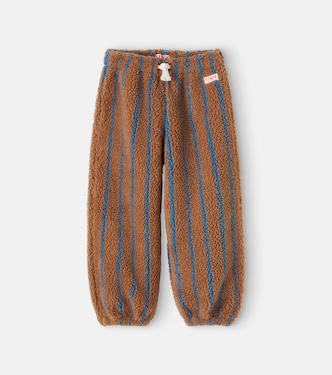 Striped teddy sweatpants | Tinycottons