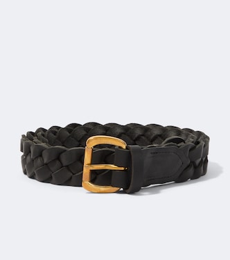 Cintura in pelle intrecciata | Visvim