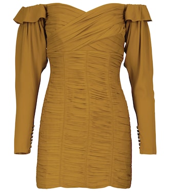 Minikleid aus Crêpe | Self-Portrait