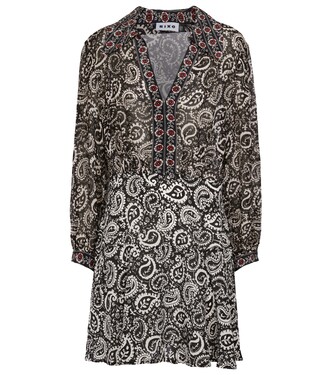 Robe Indy imprimée en soie | Rixo