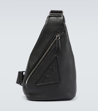 Leather crossbody bag | Prada