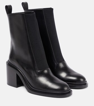 Leather ankle boots | Jil Sander