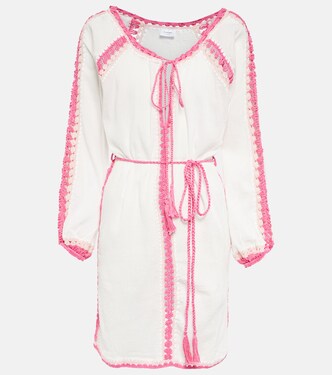 Open-knit cotton beach cover-up | Anna Kosturova