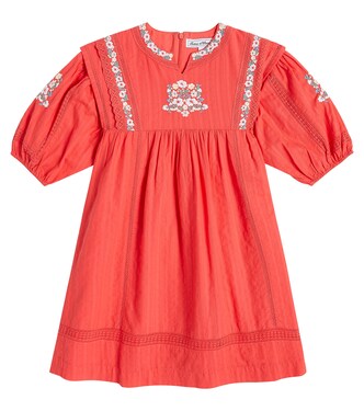 Embroidered cotton dress | Tartine et Chocolat