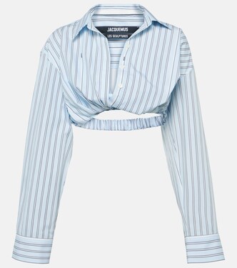 La Chemise Bahia Courte striped cotton top | Jacquemus