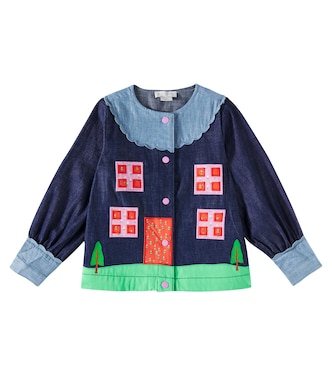 Printed denim blouse | Stella McCartney Kids