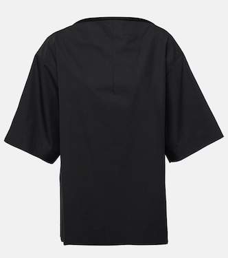 Draped cotton top | Toteme