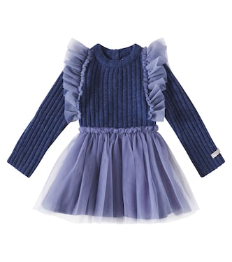 Baby Bilie cotton-blend dress | Donsje