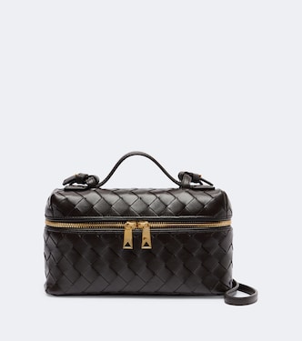 Bolso neceser Bang Bang Intrecciato de piel | Bottega Veneta
