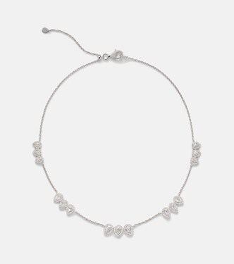 Kanika 18kt white gold necklace with diamonds | Kamyen