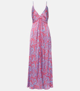 Bedrucktes Maxikleid Denise | Poupette St Barth