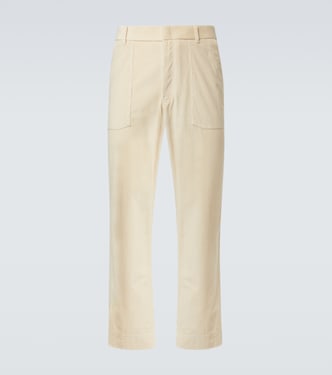 Cotton and wool corduroy straight pants | Brioni