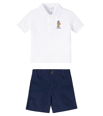 Baby Set Polo Bear aus Polohemd und Shorts | Polo Ralph Lauren Kids