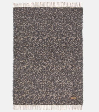 Malghe wool and cotton-blend throw | The House of Lyria