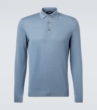 Wool polo sweater | Thom Sweeney