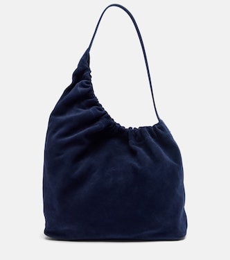 Borsa a spalla Demi Lune Cloud in suede | Aesther Ekme
