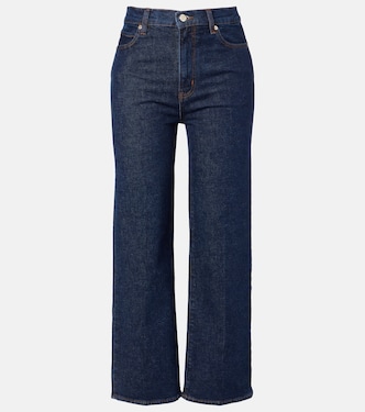 Cropped high-rise wide-leg jeans | Frame