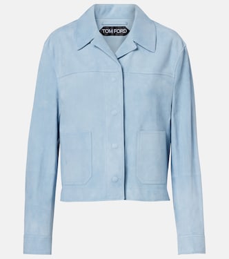 Cropped suede blouson jacket | Tom Ford