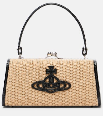 Doll XL raffia-effect top-handle bag | Vivienne Westwood