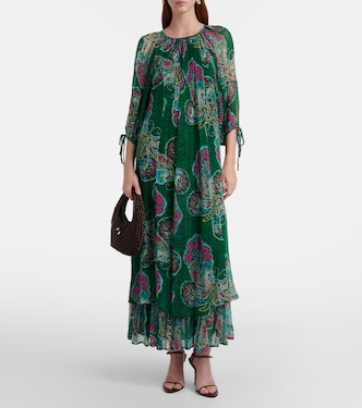 rixo green floral dress tania