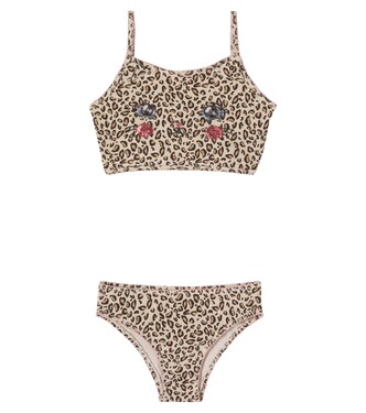 Kitty leopard-print sequined bikini | Konges Sløjd
