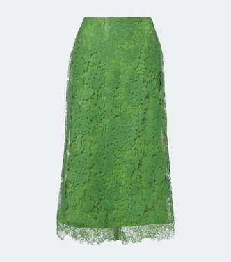 Midirock aus Spitze | Carolina Herrera