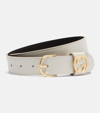 Interlocking G leather belt | Gucci
