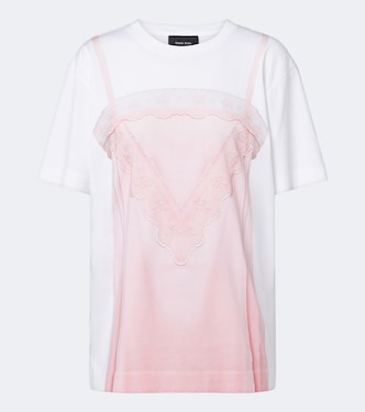 Trompe l’œil cotton jersey T-shirt | Simone Rocha