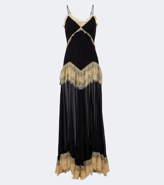 Robe longue Estela en dentelle | De La Vali