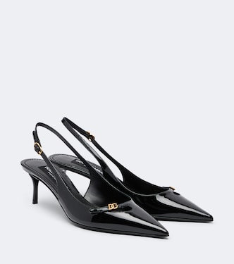 Patent leather slingback pumps | Dolce&Gabbana