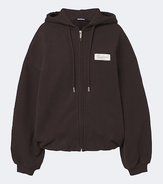 Corso cotton fleece zip-up hoodie | Jacquemus