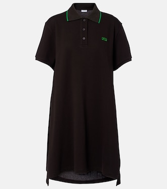 Double L cotton polo piqué dress | Loewe