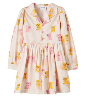 Printed cotton dress | Mini Rodini