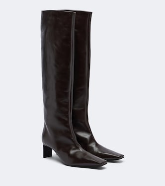 Ona leather knee-high boots | Khaite