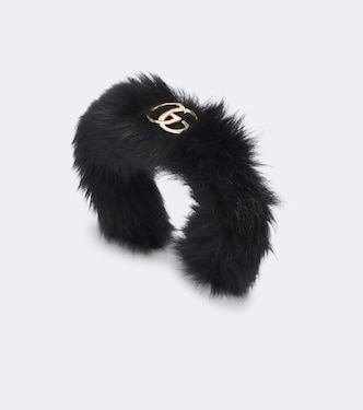 Double G shearling headband | Gucci