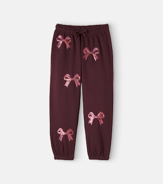 Lou sequined cotton-blend sweatpants | Konges Sløjd