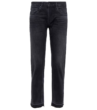 Girlfriend mid-rise slim jeans | AG Jeans