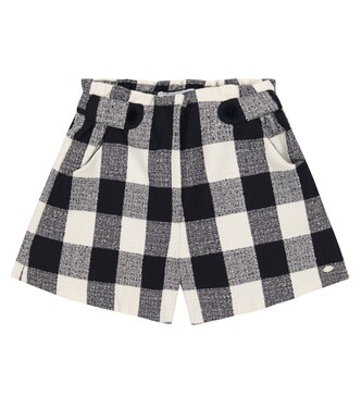 Checked bouclé shorts | Tartine et Chocolat