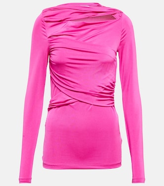 Jersey wrap top | Victoria Beckham