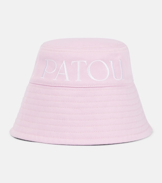Logo cotton drill bucket hat | Patou