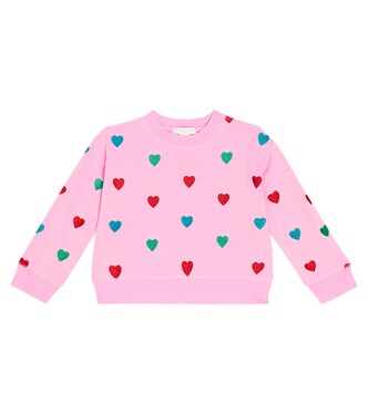Printed cotton jersey sweatshirt | Stella McCartney Kids