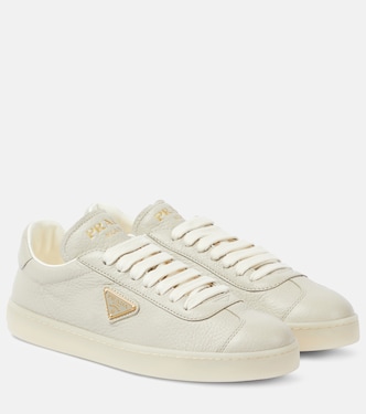 Lane leather sneakers | Prada