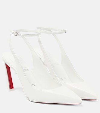 Condora 85 leather slingback pumps | Christian Louboutin