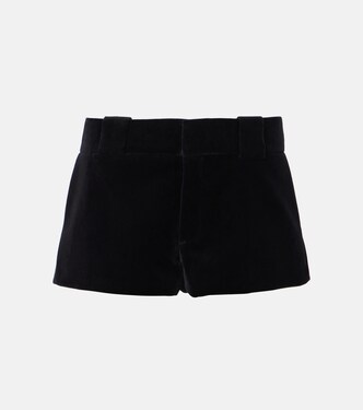 Cotton velvet shorts  | Chloé
