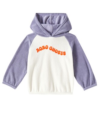 Baby logo cotton terry hoodie | Bobo Choses