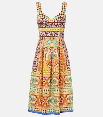 Printed cotton midi dress | Etro