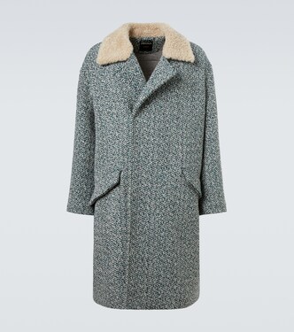 Herringbone wool and cashmere coat | Zegna