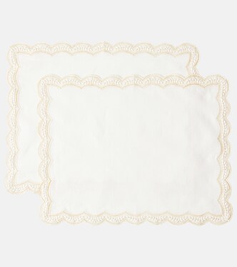 طقم مفرش أطباق من الكتان Emilia عدد 2  | Cabana