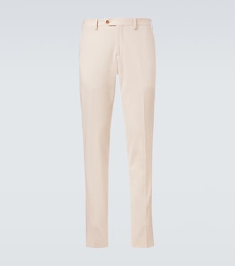 Cotton-blend straight pants | Lardini