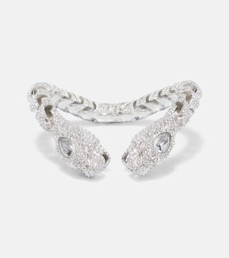 Dionysus crystal-embellished cuff bracelet | Gucci